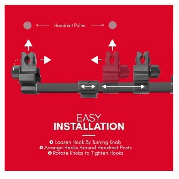 Macally Duel Position Car Seat Headrest Mount - Picture 4 of 13
